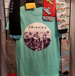 Friends Graphic Tee. Socks sold seperately